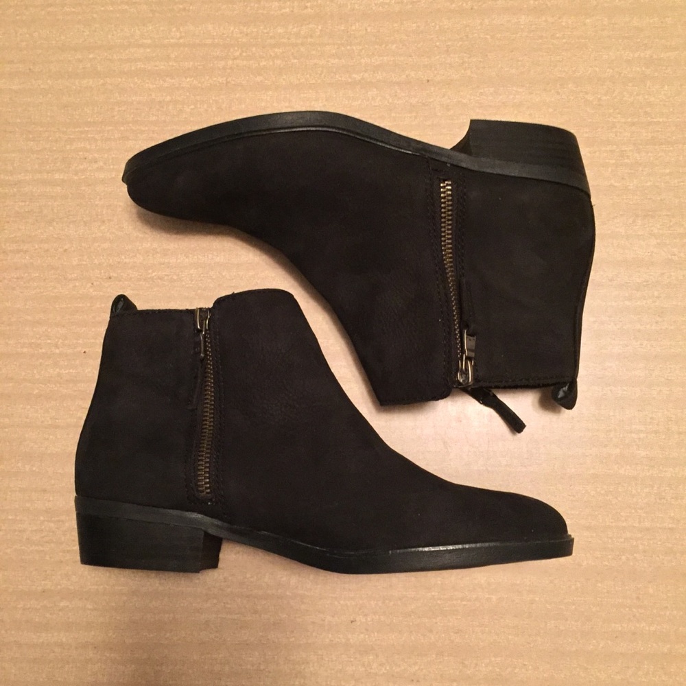 NWOB Lauren Ralph Lauren Bootie Shira Black - Picture 5 of 8